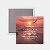 Het sereniteitsgebed 3 magneet (Voorkant / Achterkant)