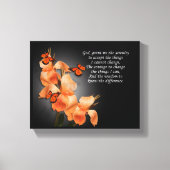 "Het serenity gebed" Canvas Afdruk (Voorkant)