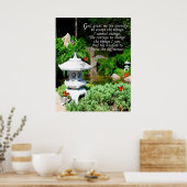 "Het serenity gebed" Poster (Keuken)