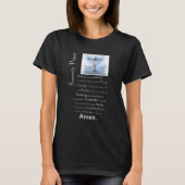 Het Serenity Prayer Jesus Cross T-shirt (Voorkant)