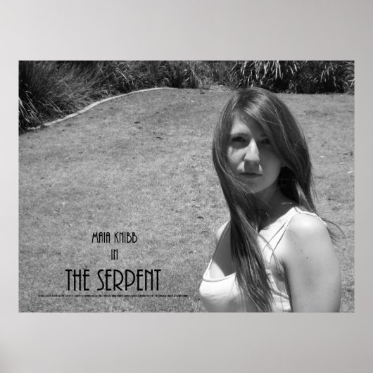 Het Serpent Poster - Maia Knibb (Voorkant)