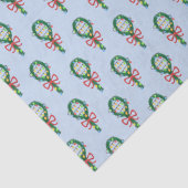 Het serveren van deze kerst tennis racket kransen tissuepapier (Detail)