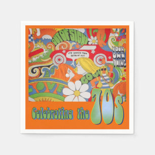 Het servet uit de jaren 70