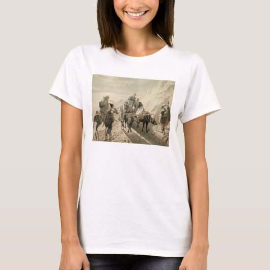 Het Sevang- of Cockcha-meer, Transcaucasia, bord 2 T-shirt (Voorkant)