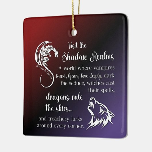 Het Shadow Realms Brenda K Davies Ceramic Ornament (Links)