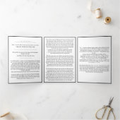 Het Shema Joods Gebed Modern Engels Hebreeuws Drieluik Kaart (Binnen)