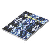 Het Shibori geïnspireerde stootkussen van de Notitieblok (Linkerzijde)