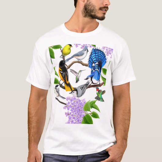Het Shirt "Bird Lovers" (Voorkant)
