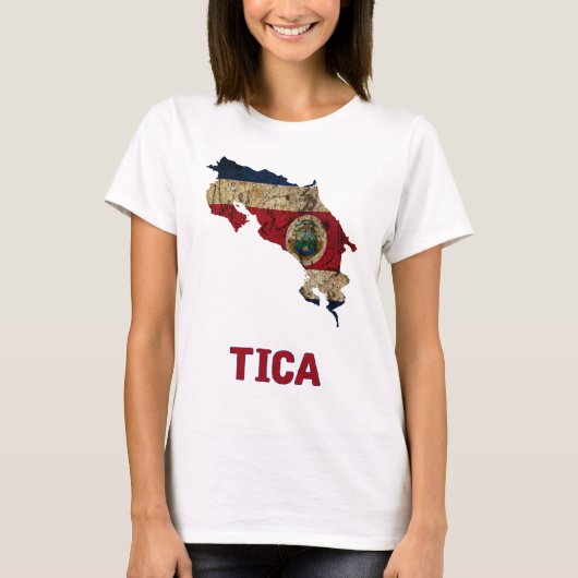 Het Shirt Costa Rica "Tica" (Voorkant)
