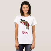 Het Shirt Costa Rica "Tica" (Voorkant volledig)