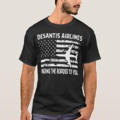 Het Shirt DeSantis Airlines, DeSantis Airline _ (Voorkant)