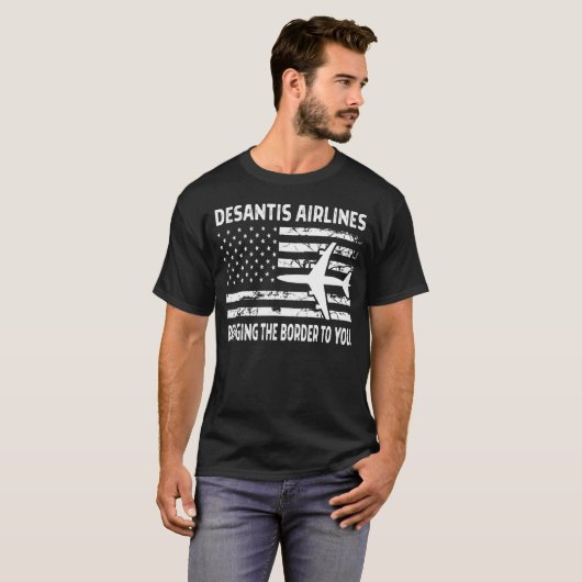 Het Shirt DeSantis Airlines, DeSantis Airline _ (Voorkant volledig)