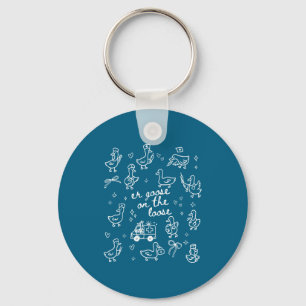 Het Shirt Er Gans Los Noodafdeling Sleutelhanger