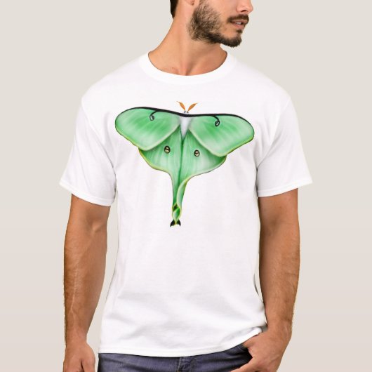 Het Shirt Green Luna Moth (Voorkant)