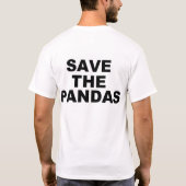 Het Shirt Pandas opslaan (Achterkant)