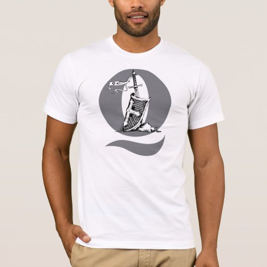 Het Shirt Sword & Shield Flying Banner (Voorkant)