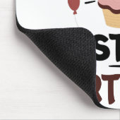 Het Shirt van Birthday Party Birthday Muismat (Hoek)