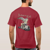 Het Shirt van de Call Trucker van de natuur (Achterkant)
