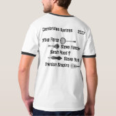 Het Shirt van de Doll Head Boys Band - Versie 2 (Achterkant volledig)