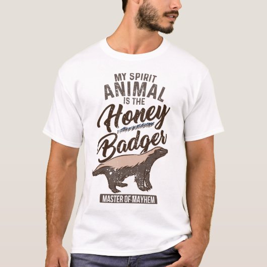 Het Shirt van de honingbadger... (Voorkant)
