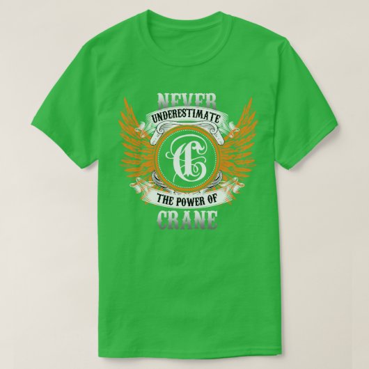 Het Shirt van de kraannaam onderschat nooit de mac (Design voorkant)