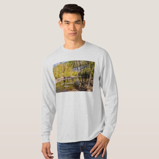 Het Shirt van de Mannen van de buffelrivier de Lan (Voorkant volledig)