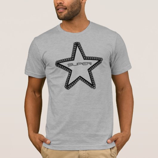 Het Shirt van de Mannen van Grunge Superstar (Voorkant)