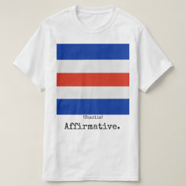 Het Shirt van de marine (Charlie), Man