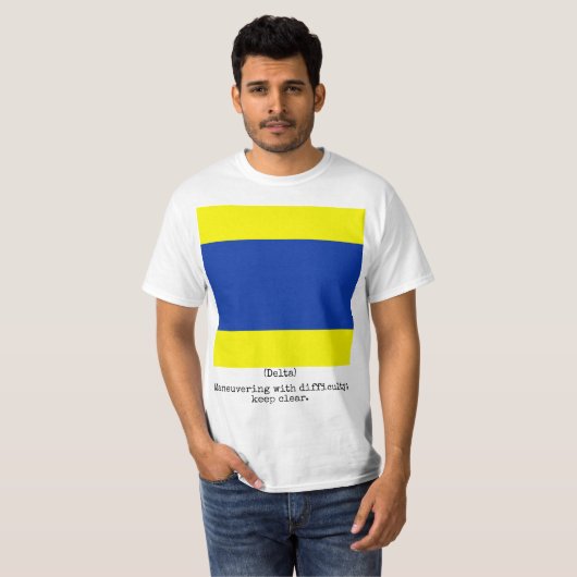 Het Shirt van de marine (Delta), Man (Voorkant volledig)