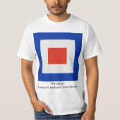 Het Shirt van de marine (Whiskey), Man (Voorkant)