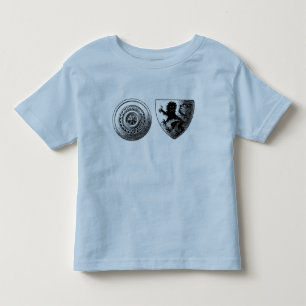 Het Shirt van de middeleeuwse Peuter van Schilden