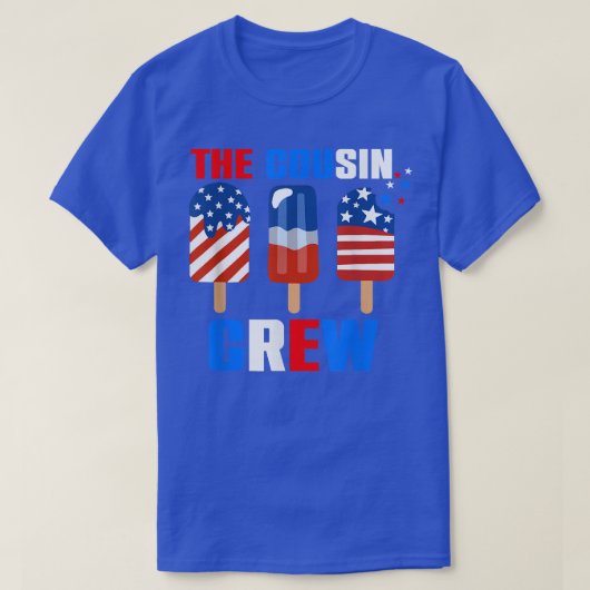 Het Shirt van de Neef Crew op 4 juli van de Vereni (Design voorkant)