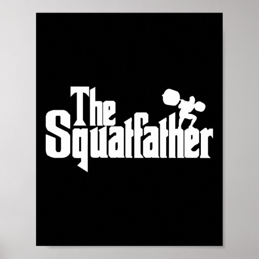 Het Shirt van de vader van het plein voor mannen G Poster (Voorkant)