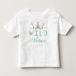 Het Shirt van de verjaardag van de Wild en Three T