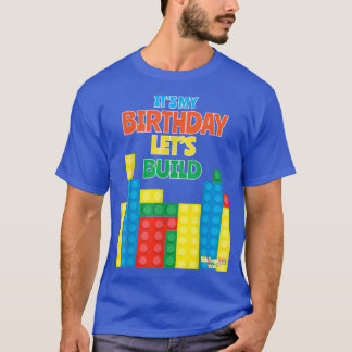 Het Shirt van de verjaardag voor Kinderen Laten wi