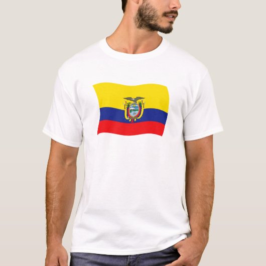 Het Shirt van de Vlag van Ecuador (Voorkant)