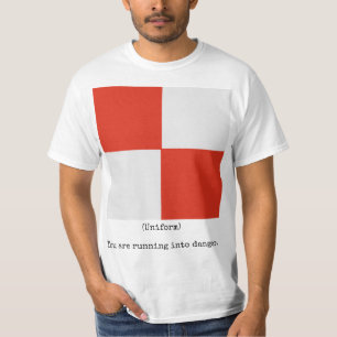 Het Shirt van de Vlaggen van de marine (Uniform),