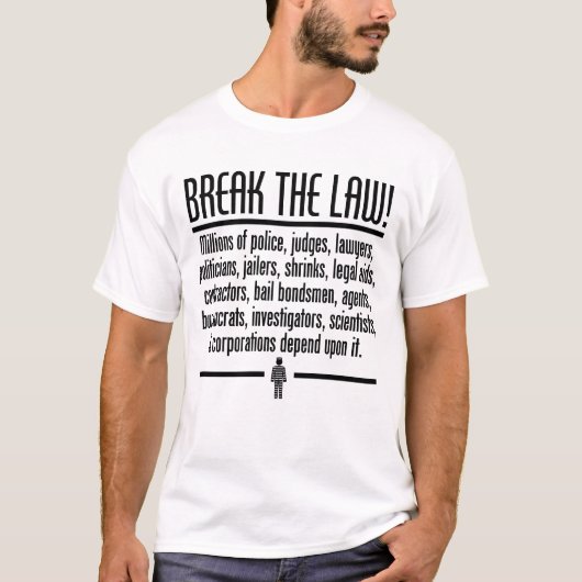 Het Shirt van de Wet doorbreken (Voorkant)