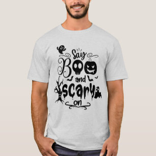 Het shirt van Halloween mannen, spookachtige spook
