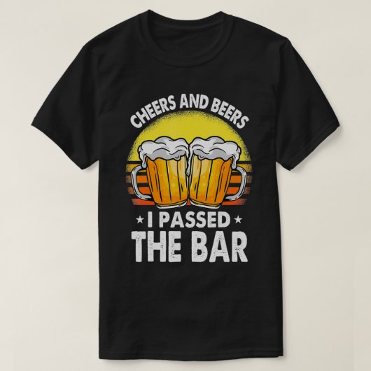 Het Shirt van het barexamen geeft kasten en beer i (Design voorkant)