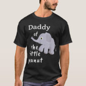 Het Shirt van het kleine pindakaas-Baby shower voo (Voorkant)