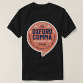 Het Shirt van Oxford Comma Conservation (Design voorkant)