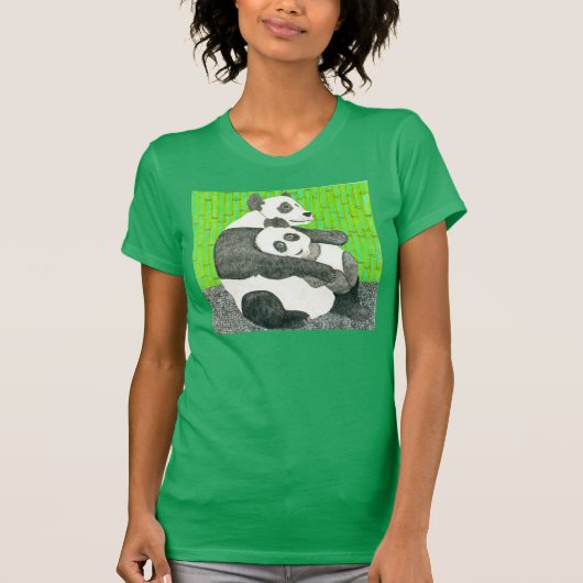 Het Shirt van Panda door Julia Hanna (Voorkant)