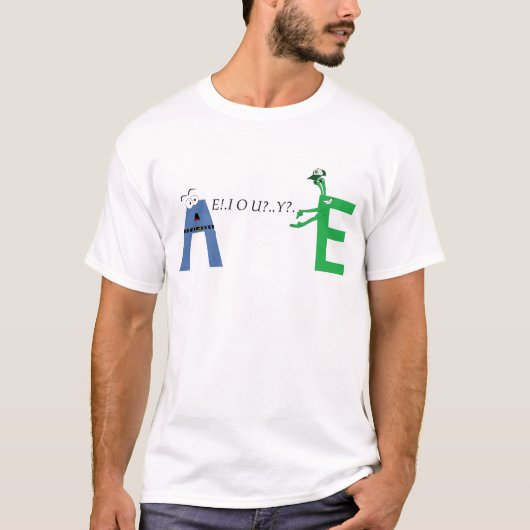 Het Shirt Vowel (Voorkant)