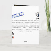 Het Shofar Blazen (Nieuwjaarskaart voor de Hoge Fe Feestdagen Kaart (Achterkant)