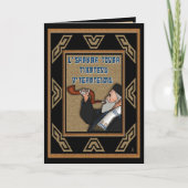 Het Shofar Geblazen (Nieuwjaarskaart) Feestdagen Kaart (Voorkant)