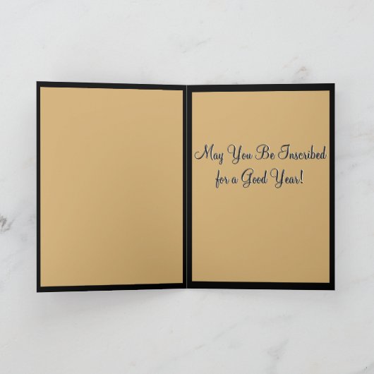 Het Shofar Geblazen (Nieuwjaarskaart) Feestdagen Kaart (Binnen)