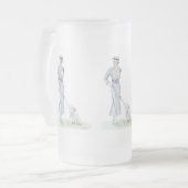 Het Show Dog Matglas Bierpul (Voorkant links)