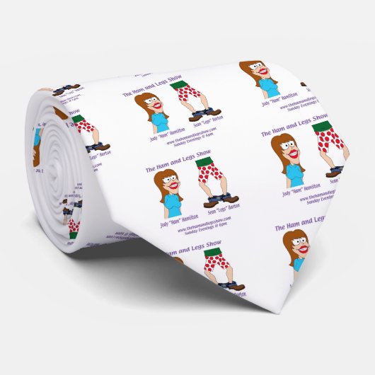 Het Show Ham en Legs Stropdas (Opgerold)