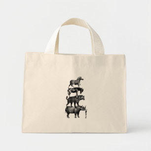 Het show moet doorgaan. mini tote bag